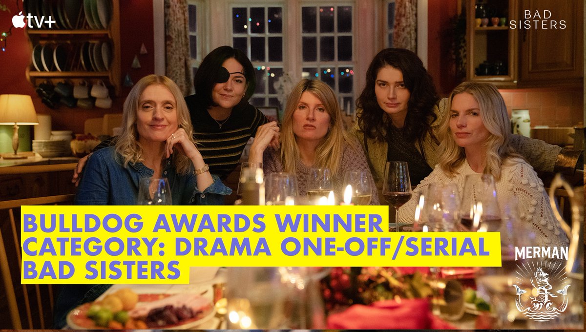 Huge congratulations to the Bad Sisters team! See the full list at: televisual-bulldogs.com/drama-one-off-…