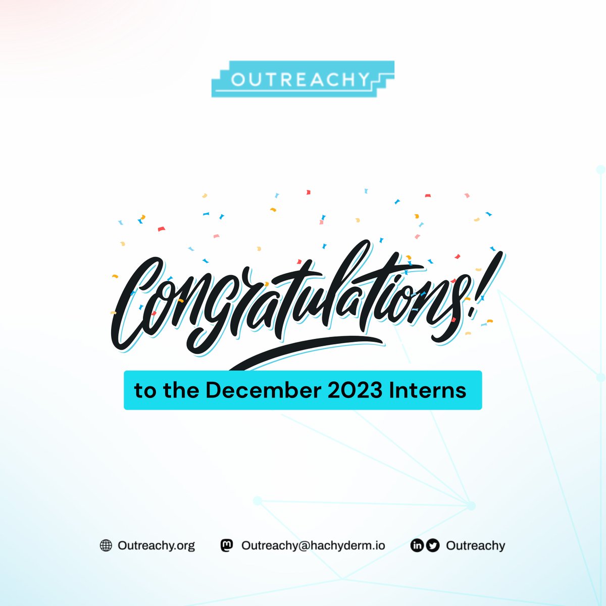 Outreachy announces and congratulates the December 2023 interns!