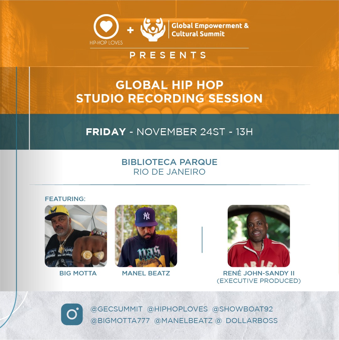 rakeldelgado79's tweet photo. Por fin ha llegado el momento de celebrar el Global Empowerment and Cultural Summit en Río de Janeiro, del 21 al 24 de Noviembre!Tendremos diferentes actividades: talleres, conferencias, mesas redondas, masterclases, exhibición de Breakin, sesiones de grabación, etc...
#gecsummit https://t.co/Ls794UJ7QK