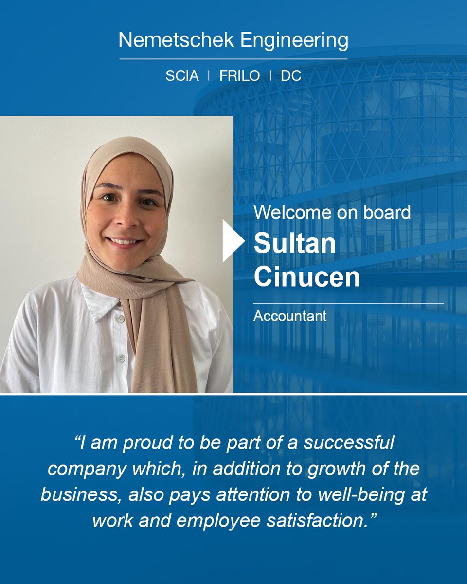 SCIA_Official's tweet photo. Welcome on board Sultan! 🥳😊

We look forward to having you as part of the team! 🤍

#NemetschekEngineering #team #accountant #SCIA #SCIAEngineer #FRILO #DCSoftware https://t.co/veVZolt4Cd