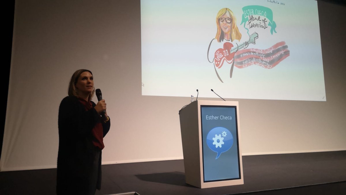 🤖 Esther Checa ha hecho que nos estalle la cabeza entendiendo todo lo que la  IA generativa a traído en el marketing.  ¡¡Ya tenemos etxeko lanas interiorizando todo esto!  ¡Gracias, Esther! #indusmedia2023 #marketing  #indusmedia2023