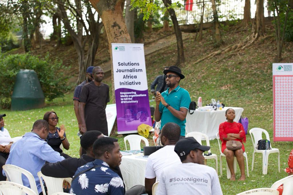 Celebrating a decade of impact with @soljourno! Our colleagues in Lagos gathered to mark this special occasion, reflecting on a decade of fostering solutions-driven journalism. From engaging games to insightful conversations, it was a day filled with joy and camaraderie.