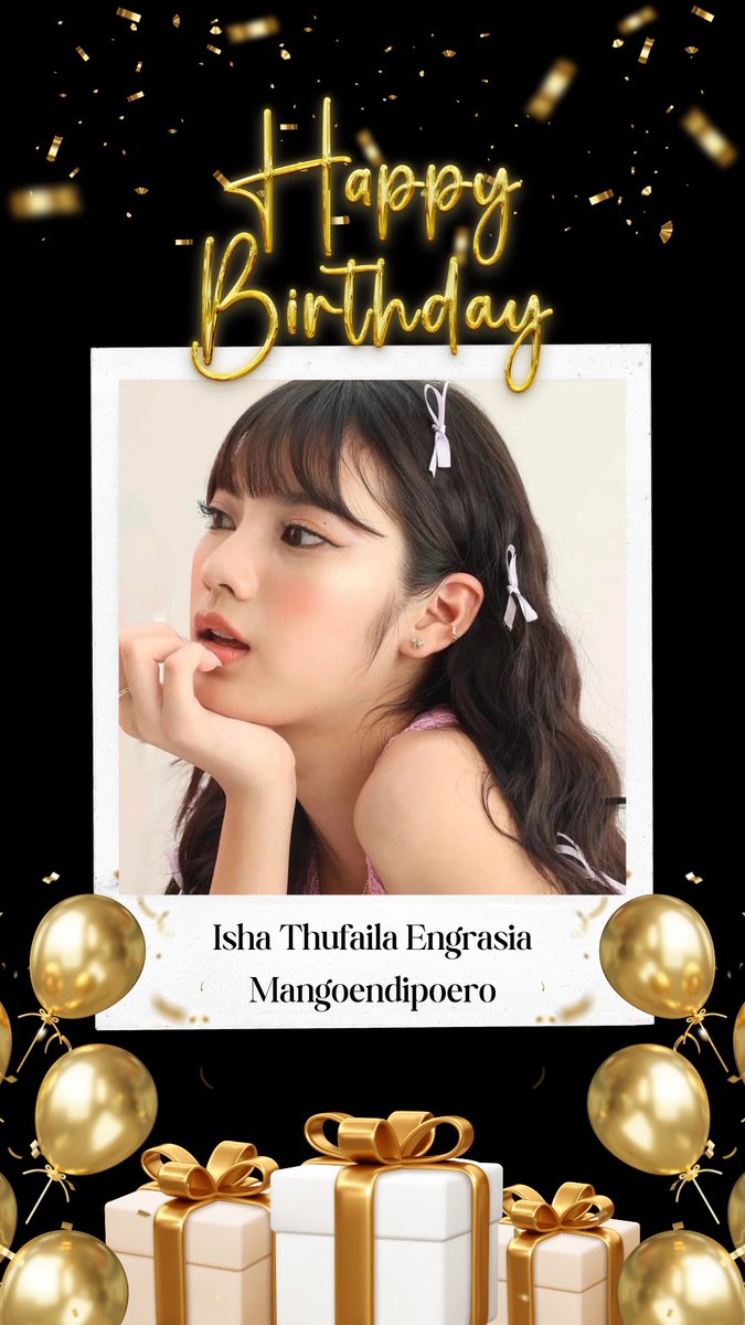 ㅤ

Sugeng tanggap warsa cah ayu Isha Thufailah Engrasia. Ing sambekala dilambari bungahing ati ayo dedongo, mugi tambah dewasa, sukses dunyo akherat lan mugi tansah pinaringan sih rahmatipun Gusti.❤️❤️

ㅤ