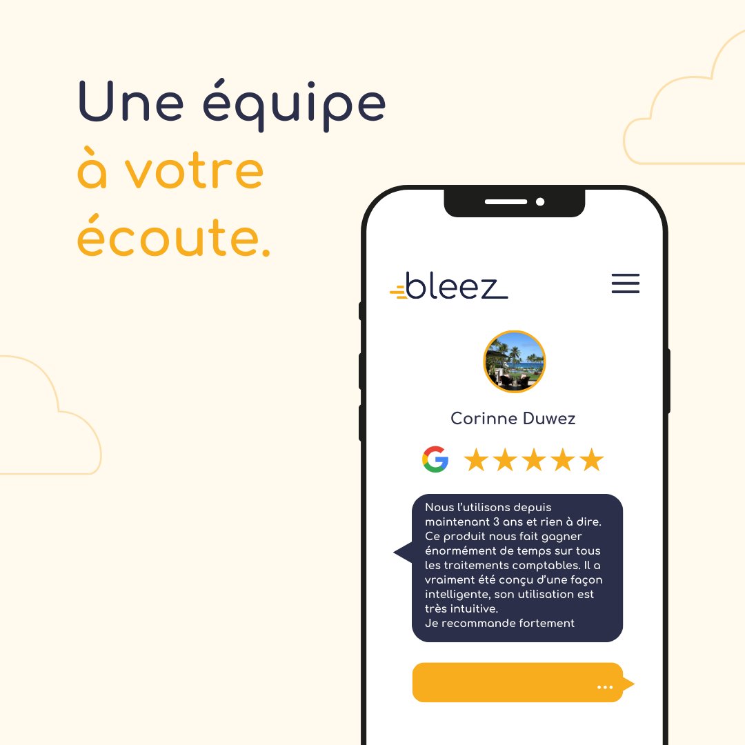 ✨ Avis Client ✨

😊Nous sommes reconnaissants de ces retours positifs.

Merci à tous nos clients pour leur confiance au quotidien 💛

#Bleez #AvisClient #SatisfactionClient #MerciPourVotreConfiance