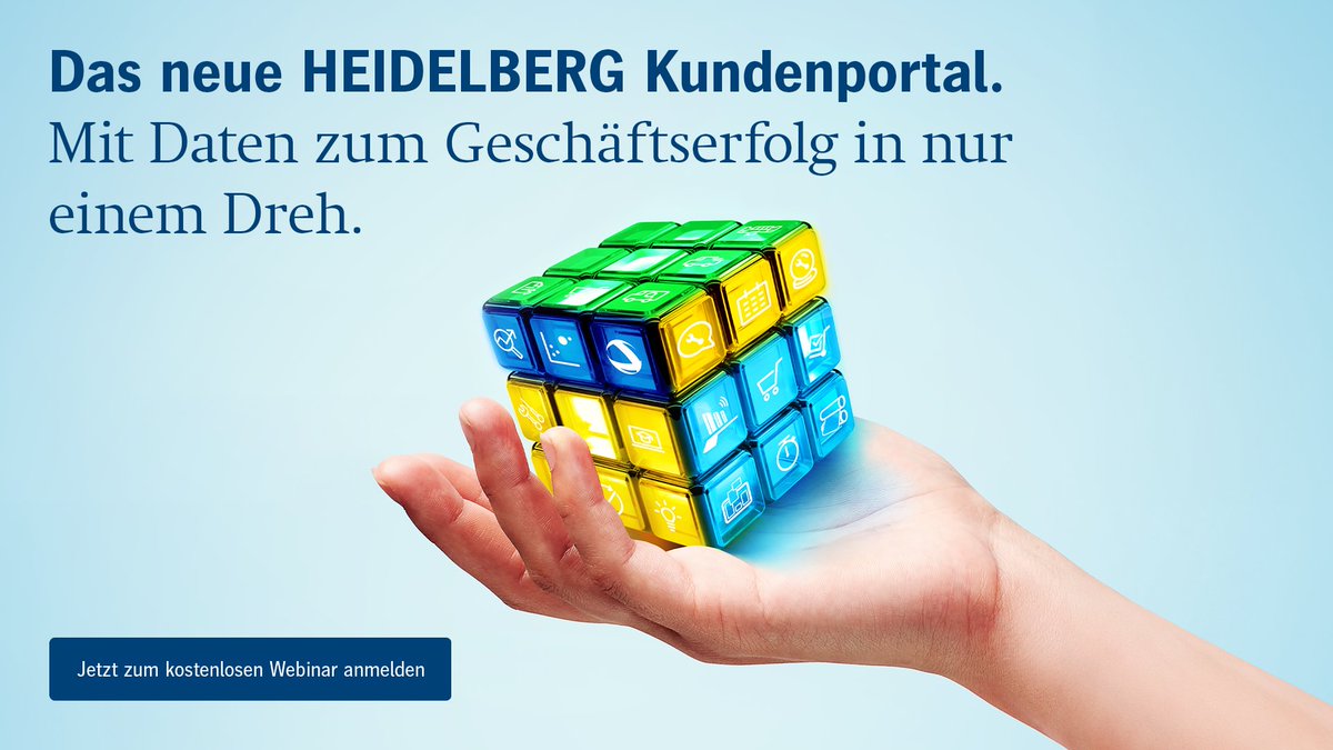 🌟 Verpassen Sie nicht unser Webinar über das neue HEIDELBERG Kundenportal und Print Shop Analytics. Lernen Sie die bahnbrechenden Funktionen aus erster Hand kennen, um Ihre Druckerei auf Vordermann zu bringen. Registrieren Sie sich jetzt ⏩ fcld.ly/customer_porta…