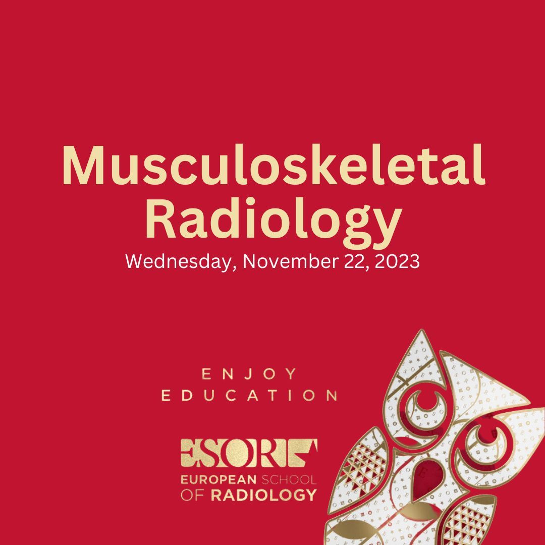 myESR's tweet photo. 📣 Ready to revolutionize your radiology skills? Our intensive one-day program is here to boost your knowledge in spine imaging. 📊📷 Sign up through the #ESRConnect website and join us TOMORROW to level up your game! 📈💪 https://t.co/wC7ZGnthFD https://t.co/tovhwbzCM2
