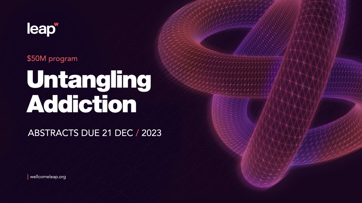 Worldwide, someone dies from drug or alcohol addiction every 4 minutes. Wellcome Leap's $50M Untangling Addiction program seeks breakthroughs that will quantify addiction susceptibility and reduce the risk of relapse. Learn more: bit.ly/47dn2tO