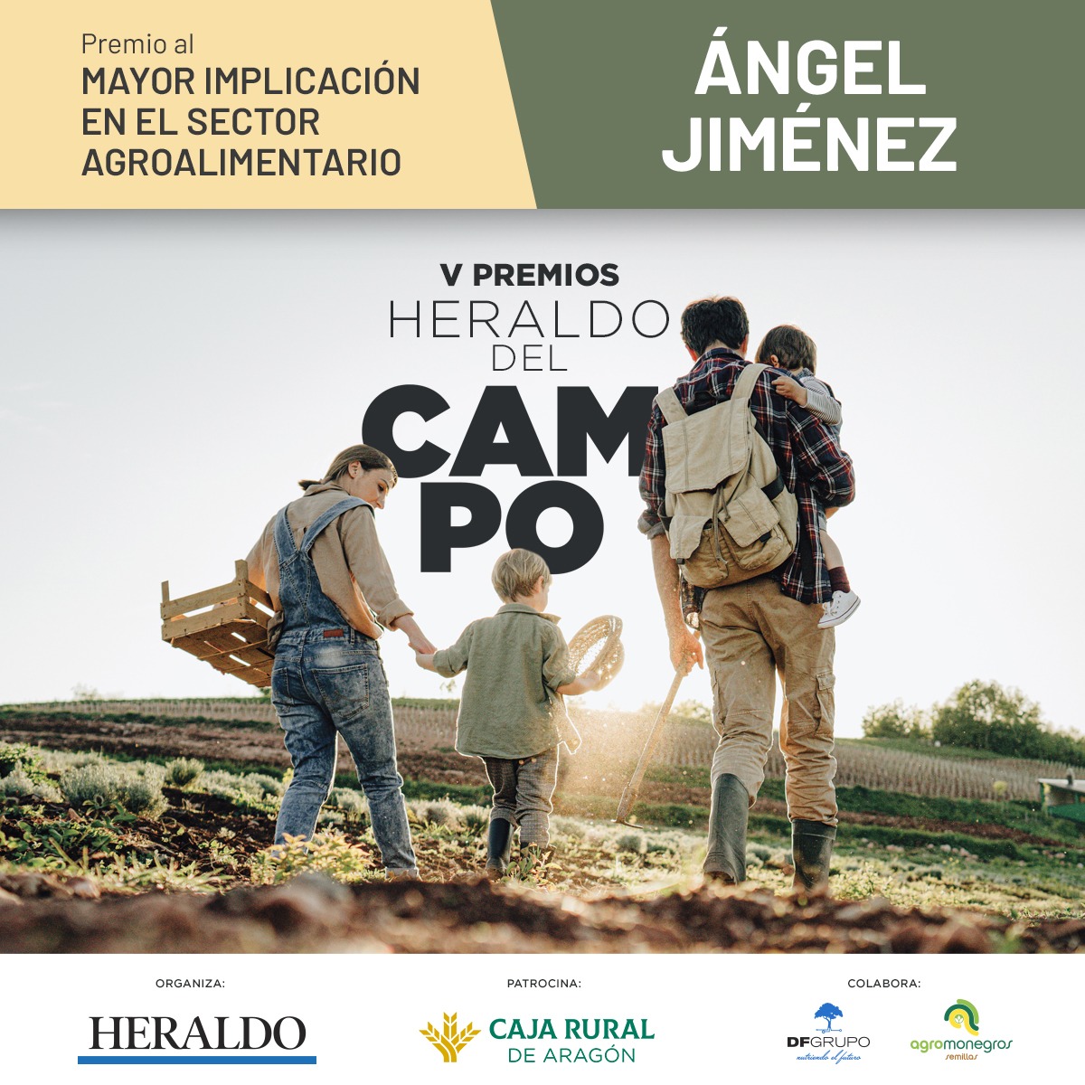Coiaanpv's tweet photo. 🆕🏆 Ayer nuestro decano Ángel Jiménez recibió el #galardón a la mayor implicación en el sector #agroalimentario de los #VPremiosHeraldoDelCampo, de @heraldoes celebrados en la @CajaRuralAragon. https://t.co/btHt7gpJER