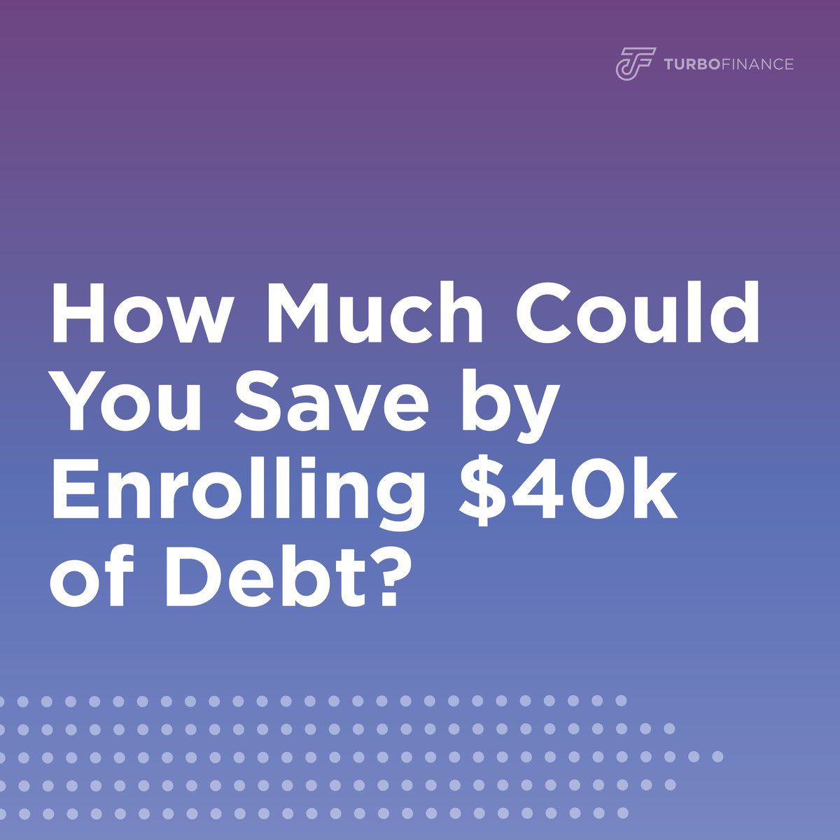 TheTurboFinance's tweet photo. 💰🚀 Turbocharge Your Debt Freedom: Saving Big with TurboDebt! 🌟💡

Imagine the possibilities when enrolling $40K in debt:

💲 Potential Savings: With TurboDebt's settlement program, save up to 50% of your enrolled debt before fees. https://t.co/eLMeNGEtTB