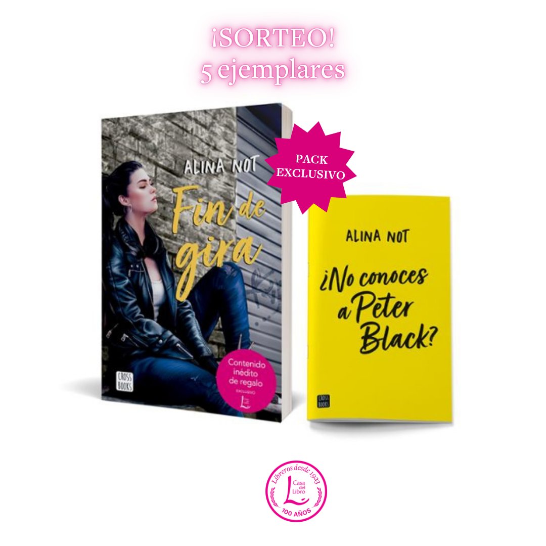 🌟SORTEO PACK EXCLUSIVO🌟

5 ejemplares. 𝘍𝘪𝘯 𝘥𝘦 𝘨𝘪𝘳𝘢, de <a href="/_AlinaNot_/">Alina Not</a>
👉 bit.ly/3R32M8h

PARTICIPA:
✅ Síguenos.
❤️ Dale a Me gusta.
🔄 Repostea este post.
📅 El 28/11 diremos los ganadores con EasyPromos.
🇪🇸 Válido para España

@planetadelibros