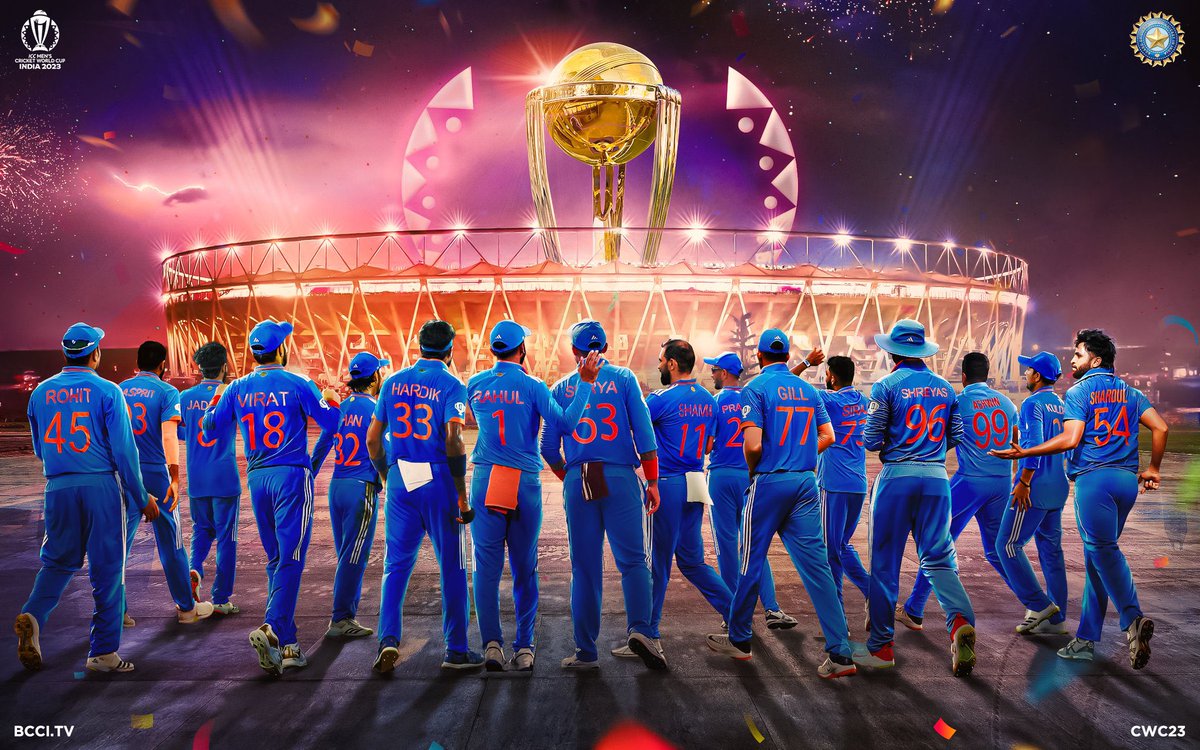 Appreciation post - ThankyouTeam India for giving us some of the best memories to cherish over 40 day during this #CWC2023.
You were the reason we rejoiced & celebrated on so many ocassions.
Yes, it could not end as we all thought but as a team you were outstanding.