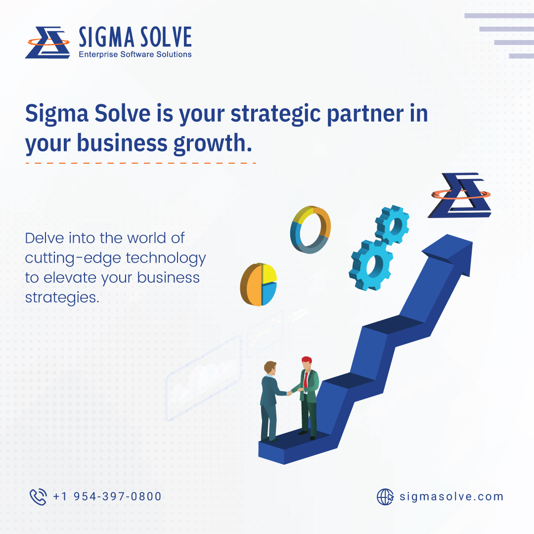 SigmaSolve's tweet photo. Sigma Solve helps businesses transform with our #digitalsolutions empowered by #artificialintelligence, machine learning, #cloudcomputing, #processautomation, & legacy technologies. Our #enterprisesoftwaresolutions are tailored to address specific hurdles.
https://t.co/MTZGigO2Il https://t.co/vTkT9mLWhL