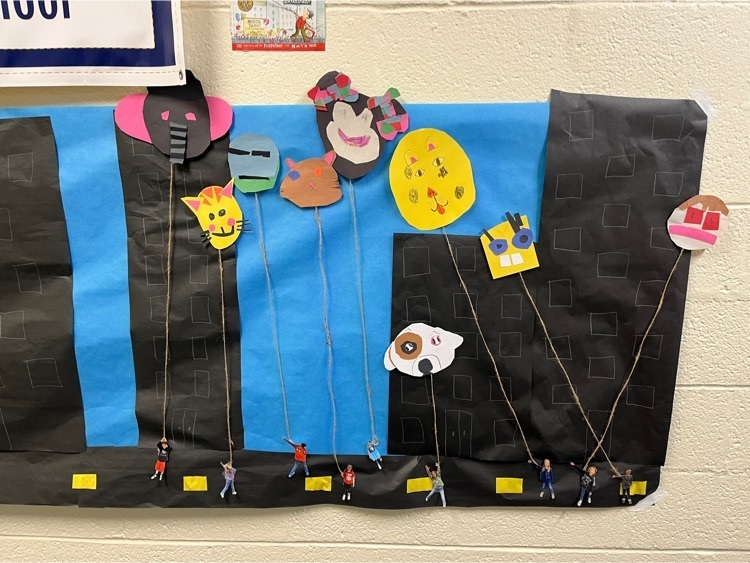ElementarySalem's tweet photo. NSES 2nd grade read Balloons Over Broadway and created their own Macy’s Day Parade. https://t.co/7qrMuiixtJ