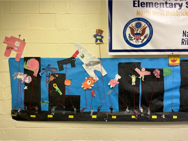 ElementarySalem's tweet photo. NSES 2nd grade read Balloons Over Broadway and created their own Macy’s Day Parade. https://t.co/7qrMuiixtJ
