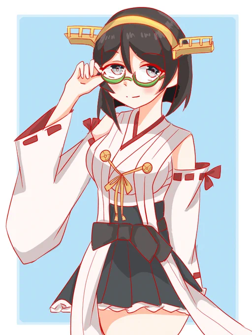 「あら?司令?」#艦これ#霧島 
