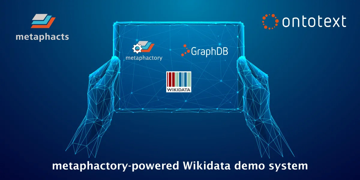 ontotext's tweet photo. 🧐 Do you know that you can interact w/ @wikidata's #KnowledgeGraph through a robust new end-user interface, which leverages metaphactory, @metaphacts' #FAIR KG platform, &amp; @OntotextGraphDB?

🔗 https://t.co/b18V2dRK2T https://t.co/3WVuwrUEOm