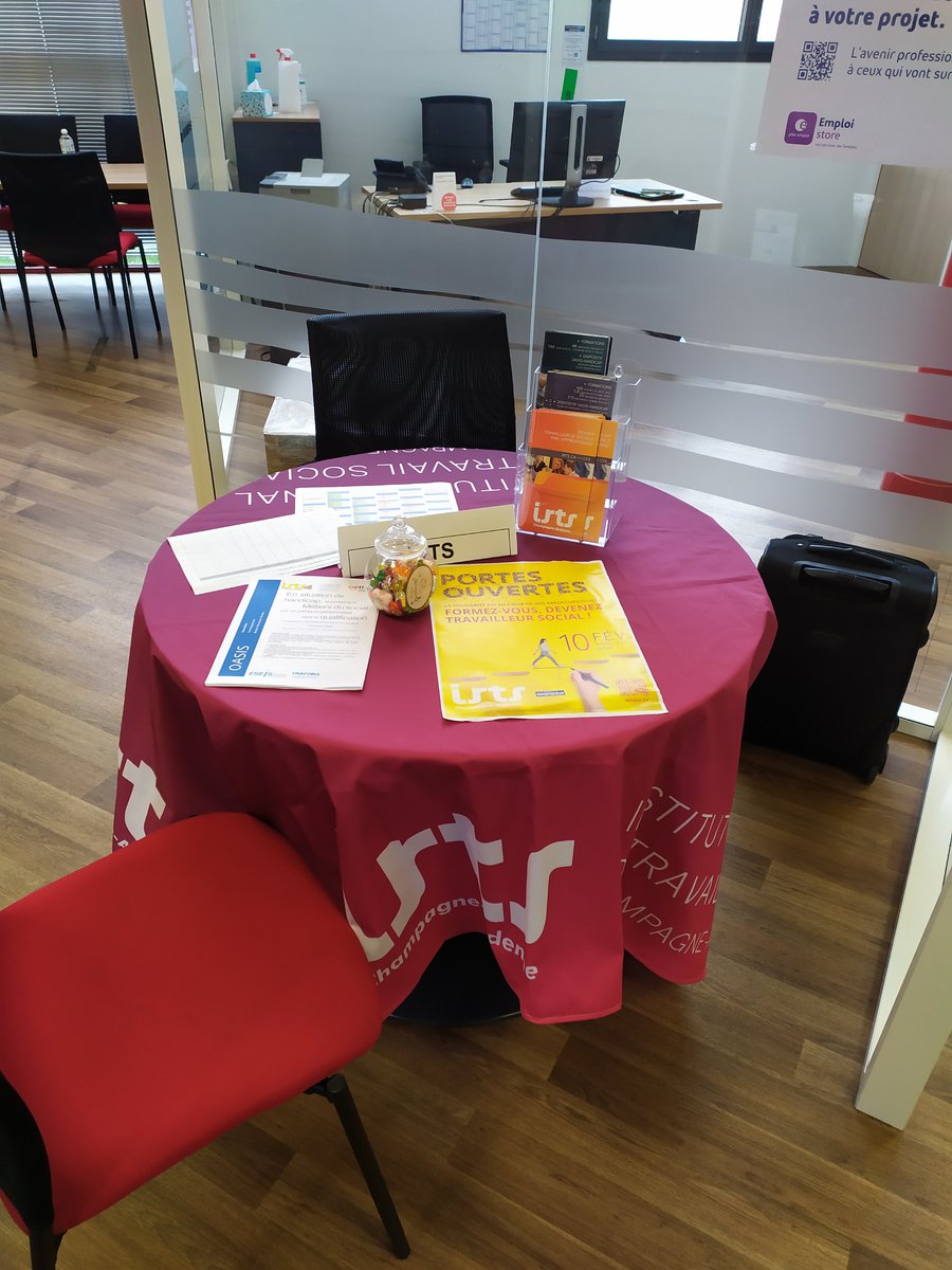 Retrouvez l'IRTS CA au forum pour l'emploi des personnes en situation de handicap, au Pôle Emploi d'Epernay, de 13h30 à 16h00, ce mardi 21 novembre, dans le cadre de la Semaine Européenne de l'Emploi des Personnes Handicapées.