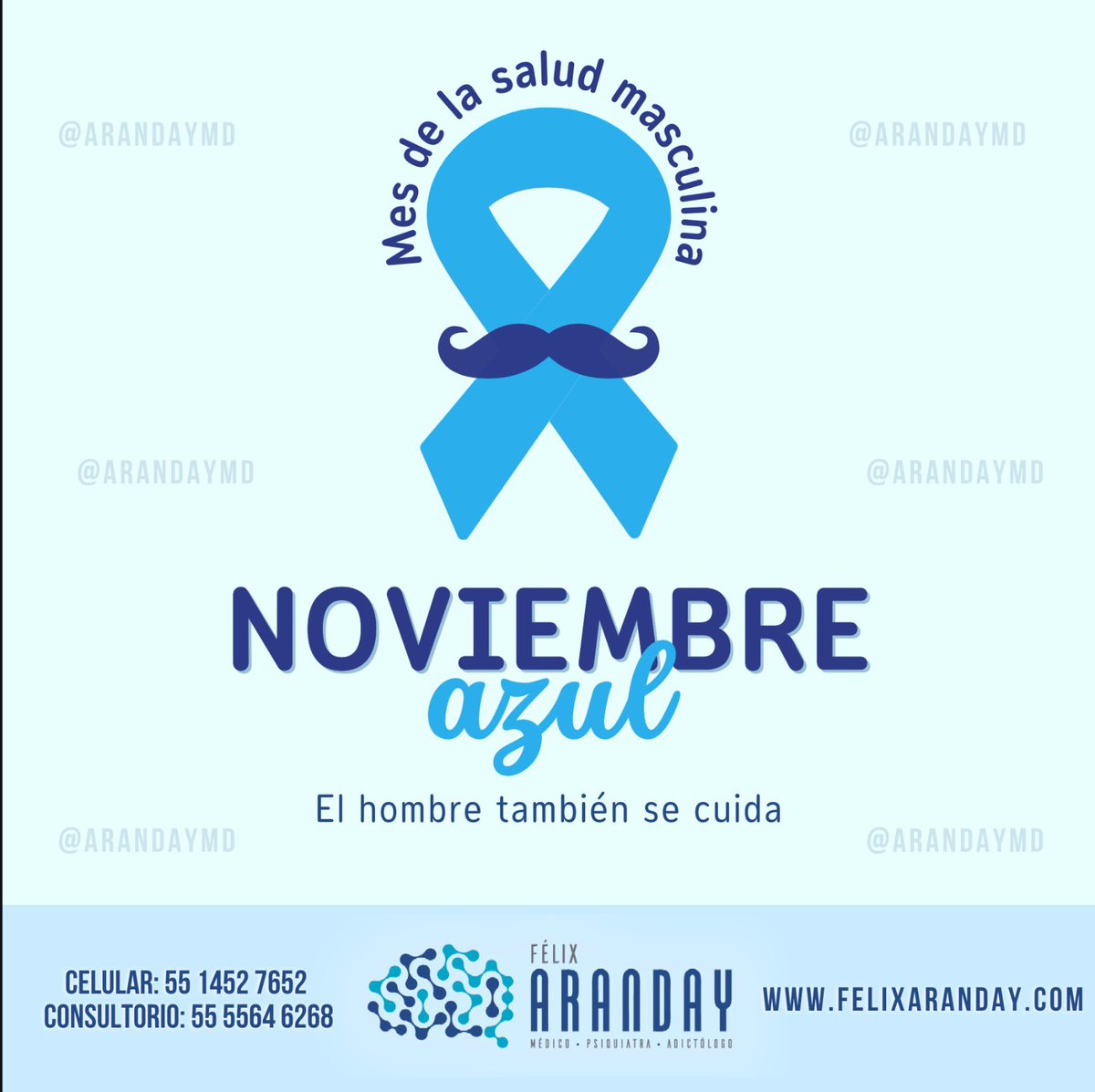 ArandayMD's tweet photo. El 9.1% de los #Hombres mexicanos padecen #Diabetes primera causa de muerte por enfermedad metabólica en #México.
#MesSaludMasculina
#MesAzul https://t.co/kzR6kiVPDV