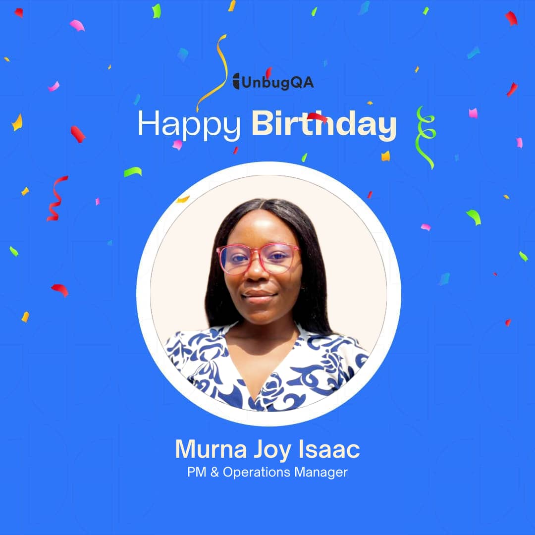 Unbugqa's tweet photo. Happy birthday to our amazing product manager and people operations manager, Murna! 🎉🎂🎈

On this special day, we want to take a moment to appreciate all the hard work and dedication you bring to our team. 

Here's to another fantastic year @brownish_K! 🥳🎉 https://t.co/6uJ9NMop6O