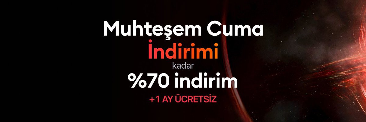 Malum indirim dönemi 😊

🎁1 arkadaşımıza 1 yıllık premium paket hediye edeğiz. 

Yapmanız gerekenler;
✅ <a href="/tr_tradingview/">TradingView Türkiye 🇹🇷</a> takibe almak
✅Yorumlara tradingview kullanıcı adınızı yazmak 

🤷🏻‍♂️Beni takip etmeseniz de olur

❗️23 kasım  22.00’de açıklayacağım

tr.tradingview.com/black-friday/?…