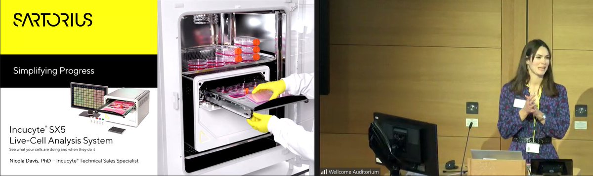 The_CBIAS's tweet photo. @UniofBath @unibern @napari_imaging @DanielKrentzel @institutpasteur @digitalsreeni @zeiss_micro @caromitreka @Cambridge_Uni @ImarisSoftware 🔸Tech Bite from Sartorius @SartoriusGlobal by Nicola Davis.
"Incucyte® SX5 Live-Cell Analysis System – See what your cells are doing and when they do it"
#cells #cellAssay #scanning #biology https://t.co/xCtqi3B705