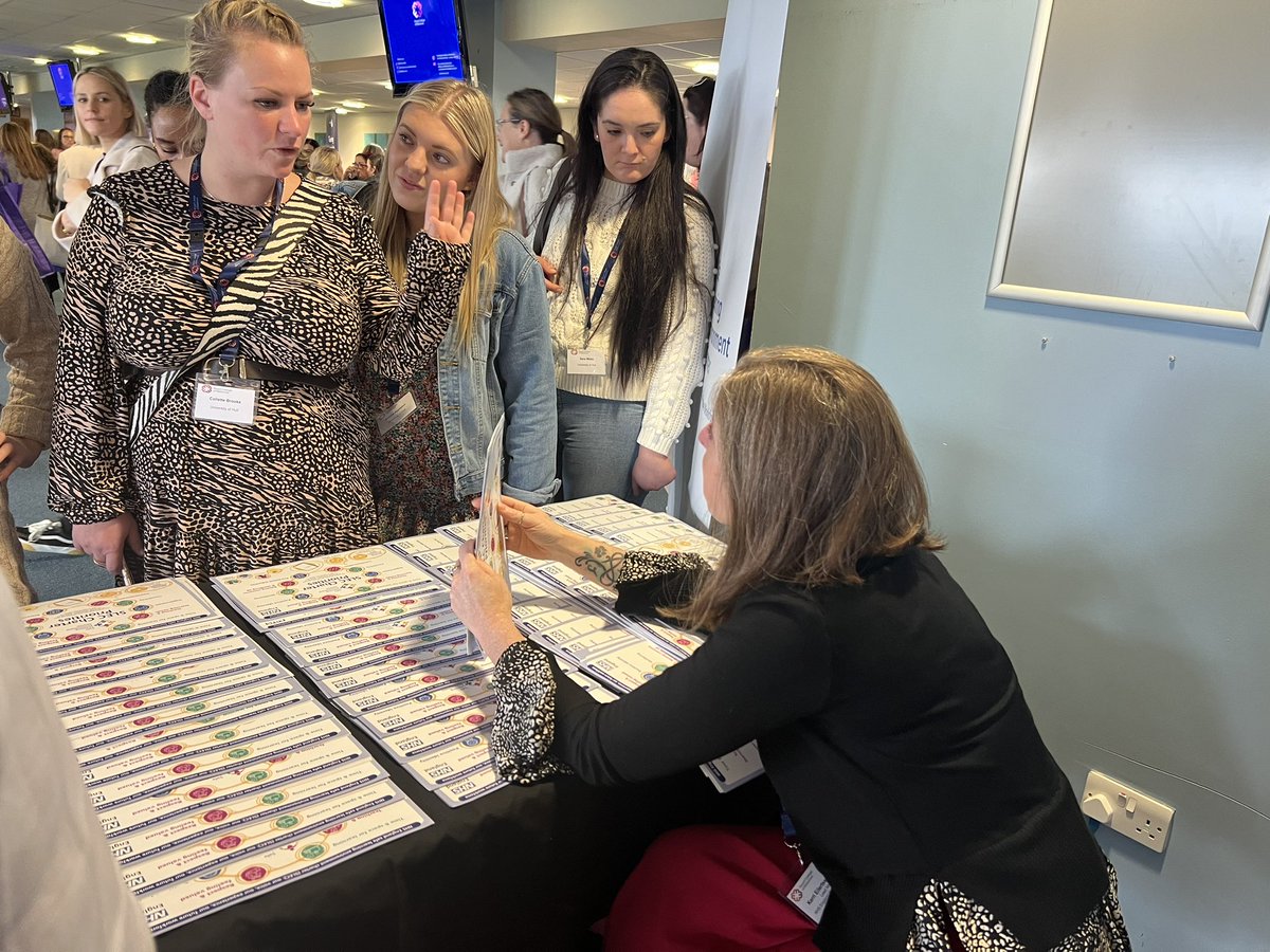 Our lead Midwife <a href="/kerrifeeney1/">Kerri Feeney</a> socialising our up coming Safe Learning Environment Charter at the <a href="/MidwivesRCM/">Royal College of Midwives 💙</a> student midwifery conference. So much enthusiasm in the room #slec