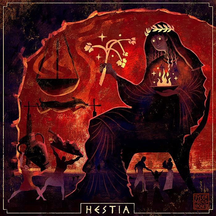 TylerMLockett's tweet photo. HESTIA (heh-stee-uh) was the virgin goddess of the home and hearth fire, where the families ate and congregated.

Kickstarter "Lockett Illustrated: Greek Gods and Heroes" coming in early 2024.
https://t.co/pYuqXaxUXW

#greekmythology #greekgods #ancientgreece #pjo #PercyJackson https://t.co/U2Edhul8pd