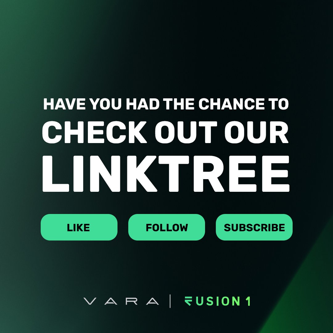 Get updates on our latest technology, innovation and products. Like, follow and subscribe to our channels today!

See you there!😁

Our LinkTree: linktr.ee/varalinktree

#VARA #IgnitionMonth #Launch #Fusion