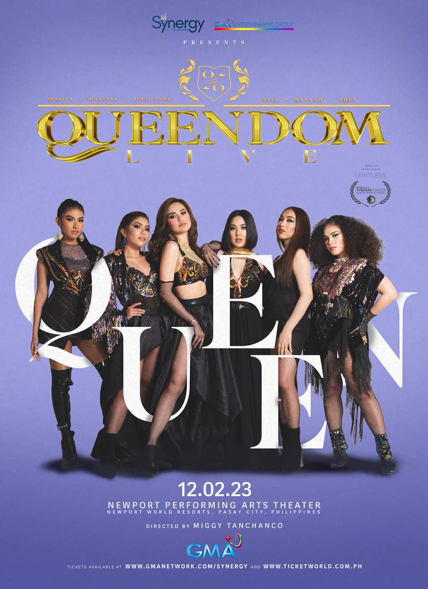 * 10 days before the Queendom Live@ Newport Performing Arts Theater (December 02, 2023)

#Queendom07GMA
#julieAnneSanJose
#RitaDaniela
#HannahPrecillas
#JessicaVillarubin
#MarianeOsabel
#TheaAstley
#QueensomLive
#Queenies
#Everyone