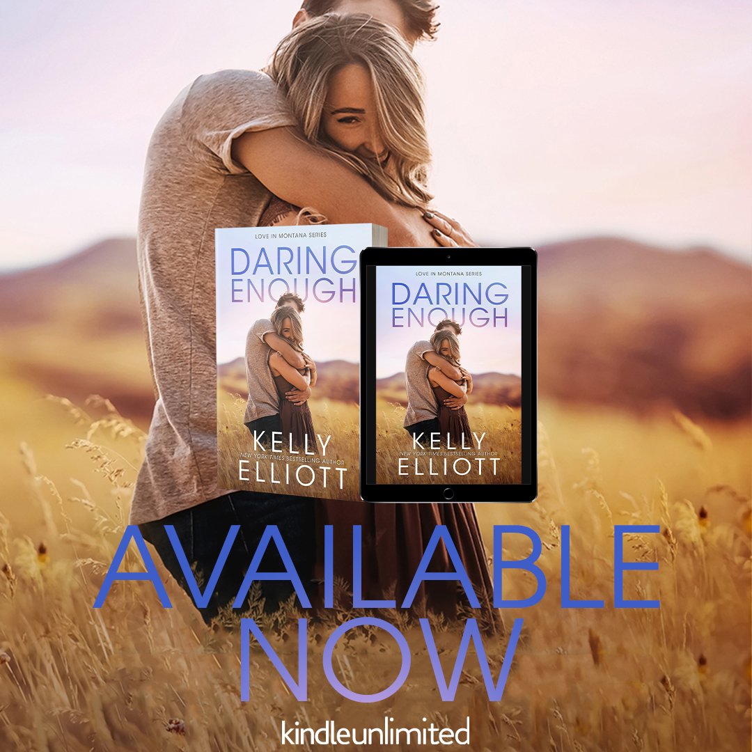 Daring Enough by @author_kelly is LIVE!

Download today or read for FREE with Kindle Unlimited!

amzn.to/48Gze7h

#NewRelease #LoveInMontana #AuthorKellyElliott #ContemporaryRomance #SportsRomance #RomanticComedy #CowboyRomance #SmallTownRomance #SecondChanceRomance