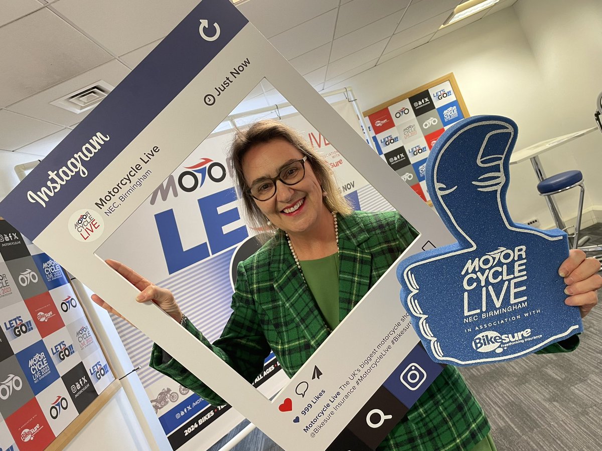 What a great away day. Express delivery at Motocycle live <a href="/MCIATweets/">MCIA</a>  All things two wheels and more