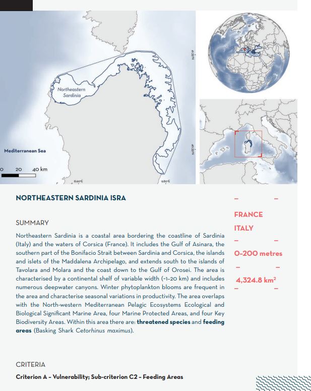 SharkRayAreas's tweet photo. Today's featured Important Shark and Ray Area is Sardinia in France and Italy
Learn more about the Mediterranean and Black Sea ISRAs in our new compendium: https://t.co/cjJWvAhW5v
Learn more about us: https://t.co/jwmpGfiMh2 https://t.co/IhHck7zPYJ