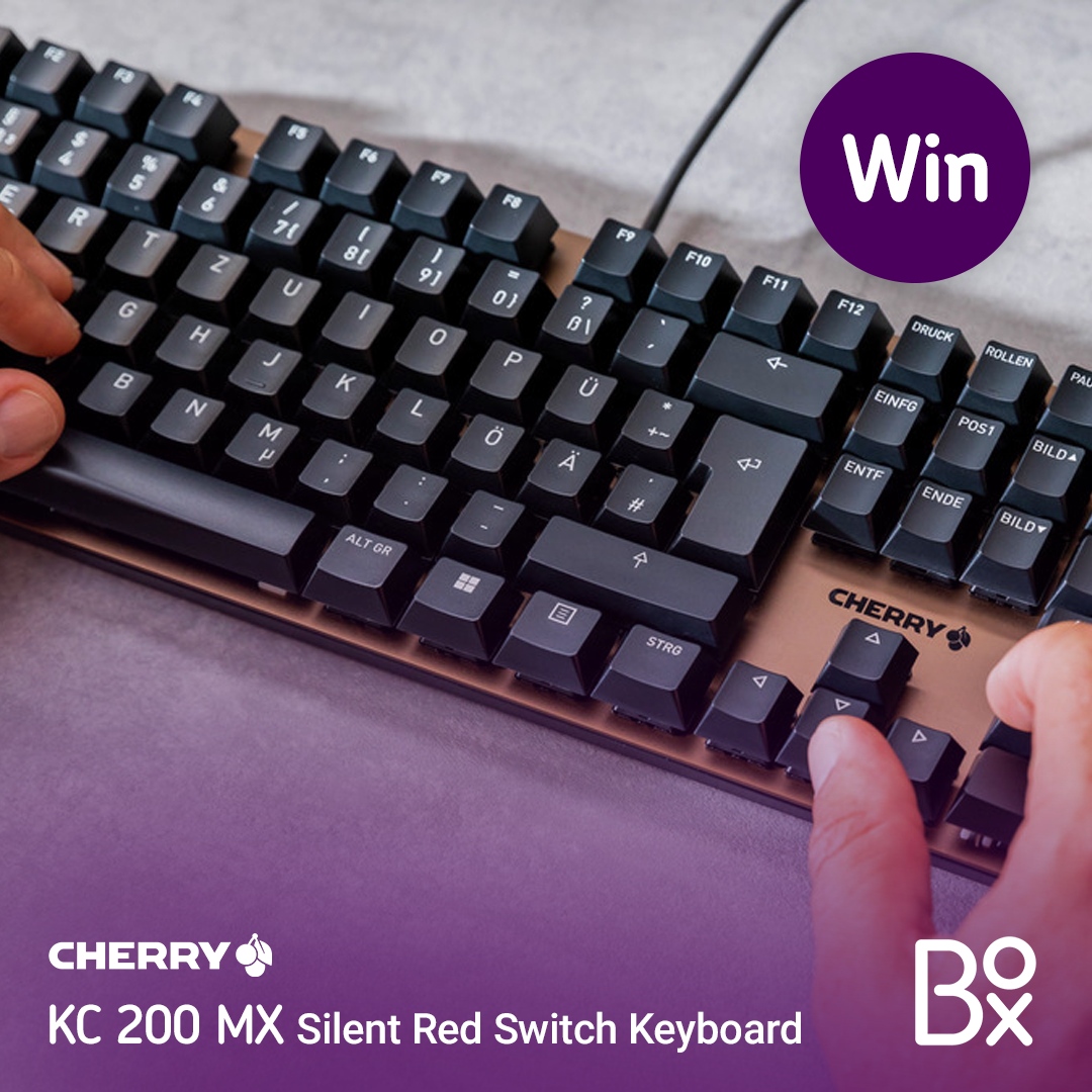 It's #giveaway time again 🥳 Here's your chance to #win the all-new KC 200 MX Silent Red Switch Keyboard from Cherry 🍒 All you have to do is... 👉 Like this post⁠ 👉 Follow us & @org_cherry⁠ 🍒 Retweet with your favourite fruit emoji ⁠ T&Cs apply. UK only.