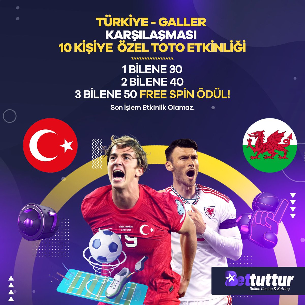 tutturresmi's tweet photo. 🎁 #Bettuttur’da Etkinlik zamanı

⚽️Galler - TÜRKİYE maçında;

1- Kenan Yıldız gol atar mı?
2-Maçta kaç oyuncu değişikliği olur?
3-Türkiye kaç sarı kart görür?

👉🏻Kul. adı, tahminlerini sırayla yaz, rt yap, 3 ark. etiketle
 
🏆Bildiğin kadar fs kazan

❗️son işlem etkinlik olamaz. https://t.co/XuRxZTcx6C