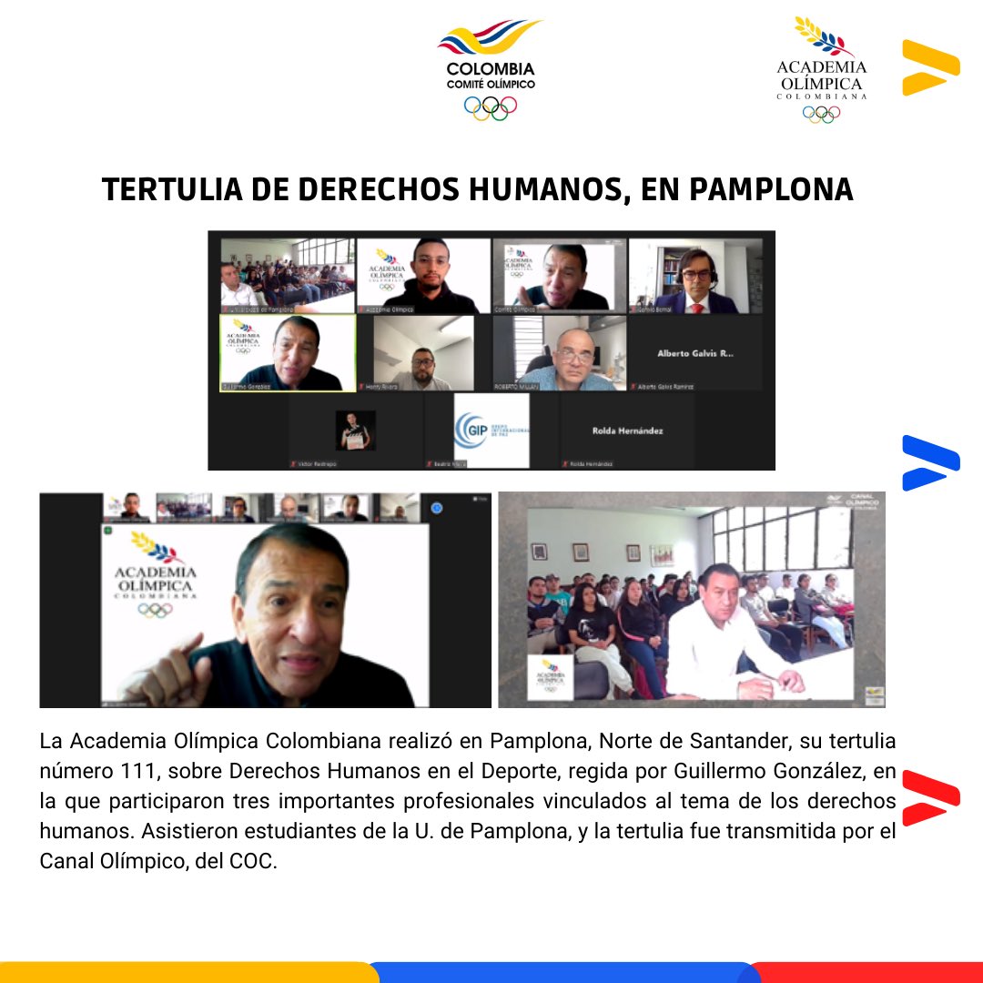 AcadeOlimpicol's tweet photo. Saludo Olímpico,
Les compartimos el boletín “La Semana en la Academia Olímpica Colombiana” en su edición No. 32, con el resumen de las actividades entre el 5 y el 20 de noviembre de 2023.
.
#OlimpismoColombia 
1/2 https://t.co/PTHaAl5xsU