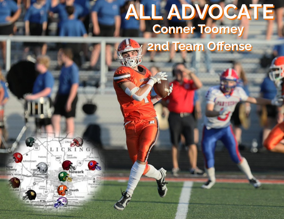 HEATHHSFOOTBALL's tweet photo. Congratulations Conner Toomey, Chase Armstead, Kaden Green, and Reece Shriner all n being named to the All Advocate Team! #itsagreatdaytobeabulldog #FOURward
@NewarkAdvocate @ConnerToomey1 @its_chasetho @KadenGreen9
https://t.co/VSc7pBKnn1 https://t.co/nf97p5ZI1T