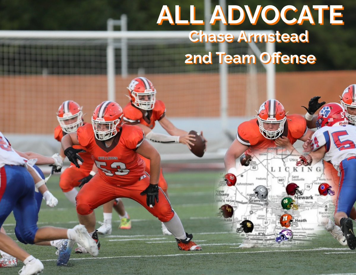 HEATHHSFOOTBALL's tweet photo. Congratulations Conner Toomey, Chase Armstead, Kaden Green, and Reece Shriner all n being named to the All Advocate Team! #itsagreatdaytobeabulldog #FOURward
@NewarkAdvocate @ConnerToomey1 @its_chasetho @KadenGreen9
https://t.co/VSc7pBKnn1 https://t.co/nf97p5ZI1T