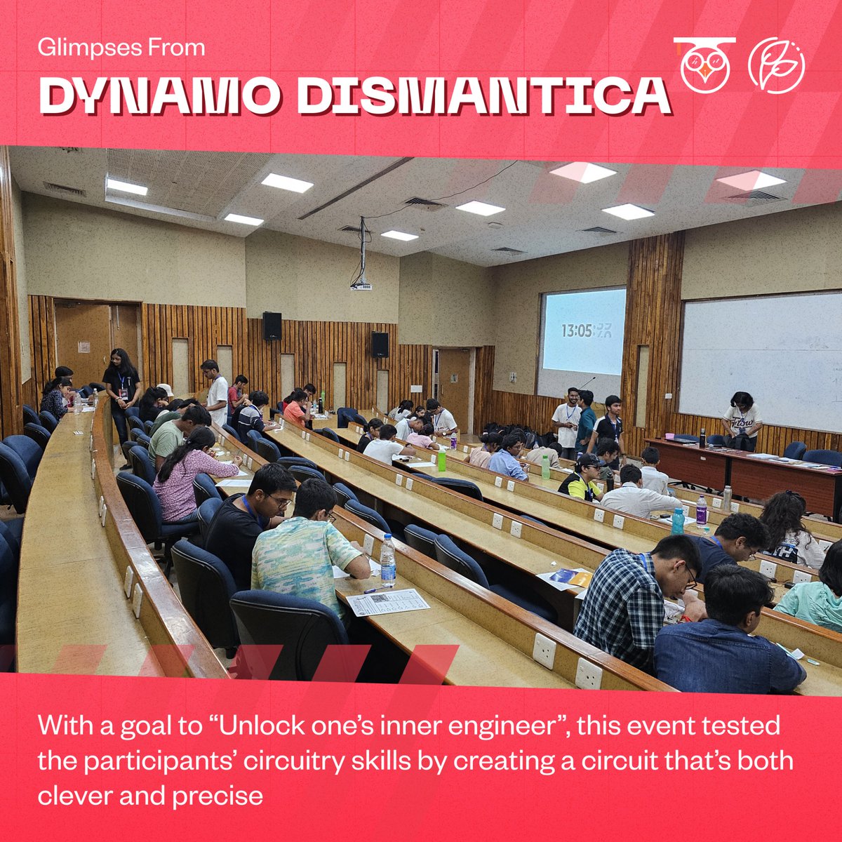 TheTechnothlon's tweet image. ⚡Dynamo Dismantica Brilliance! 🌐 Swipe left to peek into the world of circuitry mastery. LED aglow, buzzer hushed—participants crafted intricate designs, unlocking a wealth of electronics knowledge. Dive into the innovation! 🚀🔧
#techno23 #technothlon #mains #techniche23 #iitg