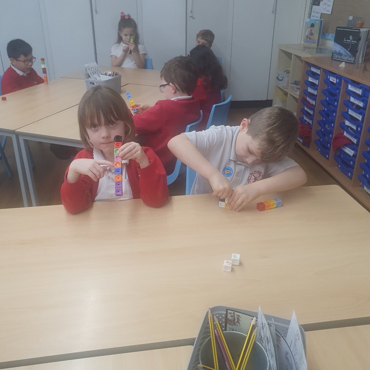 HMillSchool's tweet photo. Team 1 are practising their number work this afternoon #mathsgeniuses https://t.co/jLgzHp3mMO