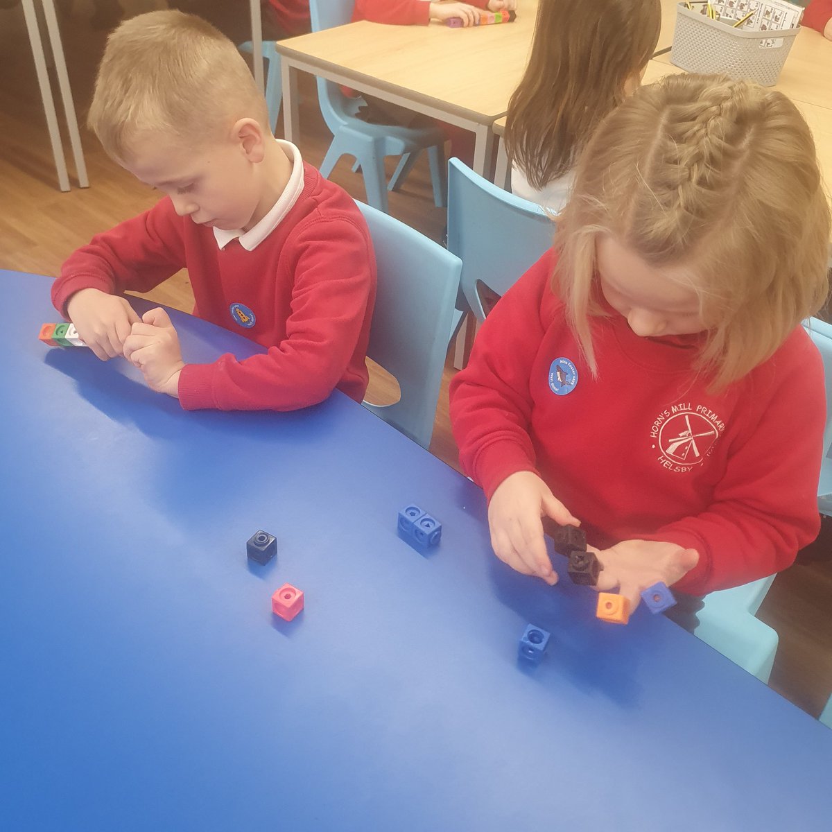 HMillSchool's tweet photo. Team 1 are practising their number work this afternoon #mathsgeniuses https://t.co/jLgzHp3mMO