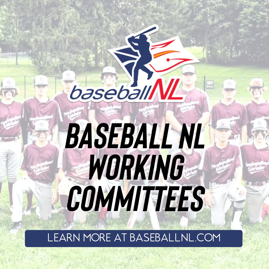Baseball NL is seeking members for our 6 working committees that promote various baseball initiatives across the province. 

Expressions of interest are due by December 1st

INFO ➡️ baseballnl.com/article/89661