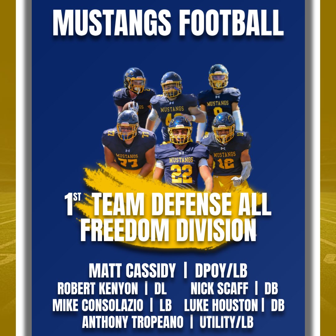 mustangsfootball (@mhsmustangsfb) on Twitter photo Congrats First Team All Division Defense and DPOY. Photo credits Tom Smith | tspsportsimages.com Congrats First Team All Division Defense and DPOY. Photo credits Tom Smith | tspsportsimages.com
