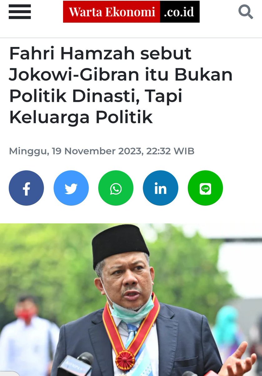 Muhammad_Saewad's tweet photo. Dulu Bang FH salah satu sosok yg tajam kalau mengkritik pemerintah. Tp skrg spt hilang ketajamannya.

Pola pikir dan Gaya bahasanya skrg, mengingatkan sosok “Ali Ngabalin”. Namun Bang Ali lebih piawai dan ahli dalam mengolah kata dan bahasa.  

Kenapa FH skrg tdk berpikir kritis? https://t.co/x7CPh1gZNy