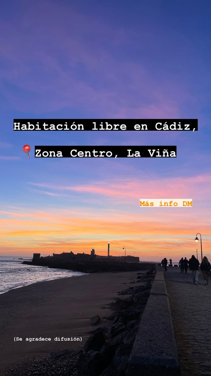 nazabss_'s tweet photo. Habitación libre en cádiz, para mas información contactar conmigo.

Se agradece difusión. https://t.co/3wbbQPPkHE