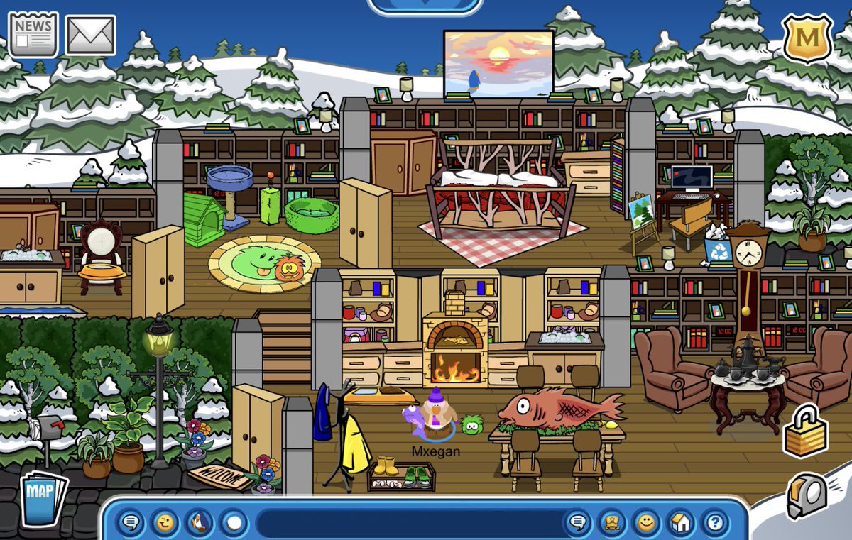 MxeganCP's tweet photo. My house igloo on @CPJofficial 🏡 

I only had a couple catalogs worth of furniture to work with but i don’t think it turned out too bad. 🥹 https://t.co/I2PBj9eL7r