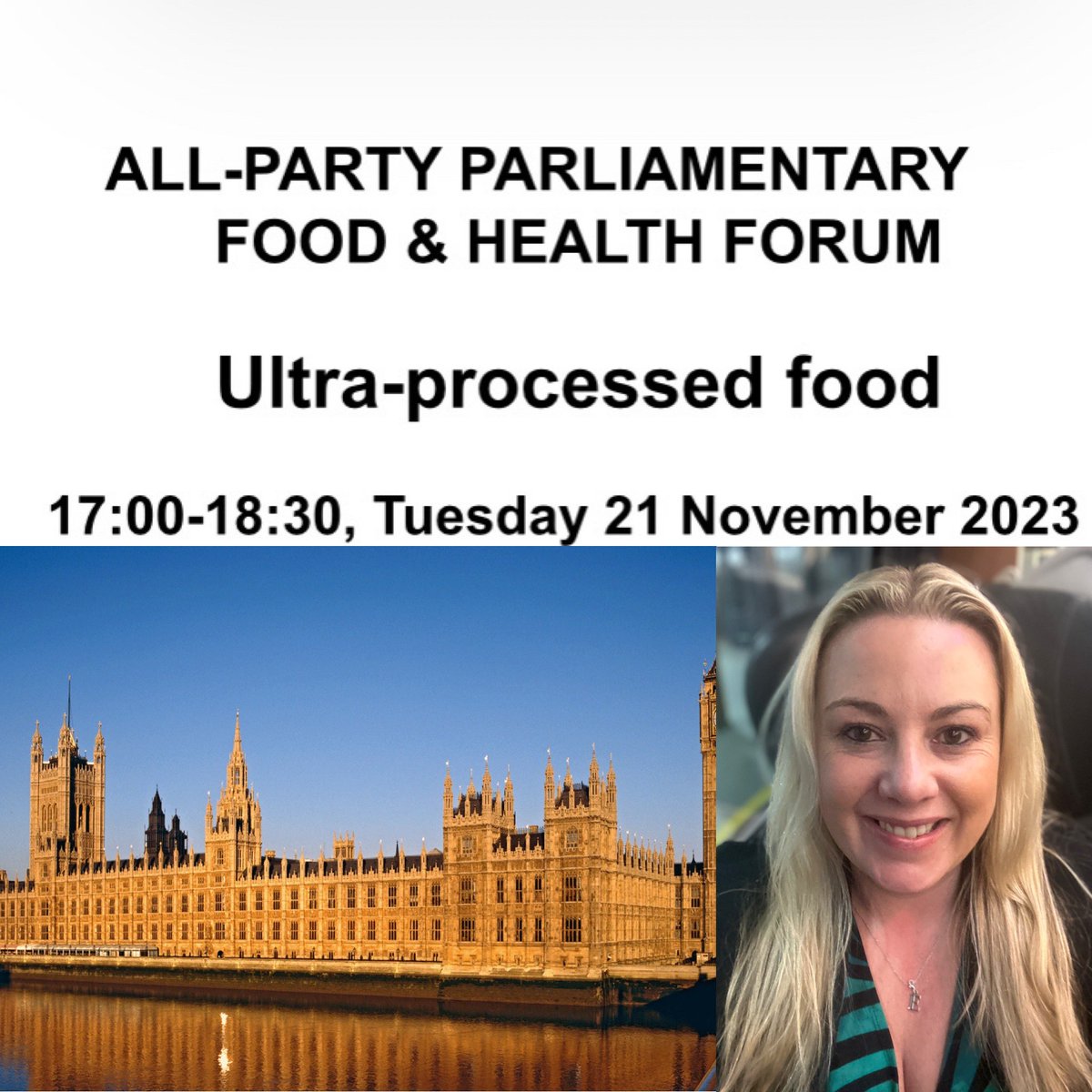 On my way to speak in #parliament today at the ALL-PARTY PARLIAMENTARY (APPG) FOOD & HEALTH FORUM on Ultra-processed food (UPF) with @DoctorChrisVT and @DrDuaneRD, I will be talking about the impact of UPF’s on those living with obesity. @AboutObesityorg #obesity #livedexperience