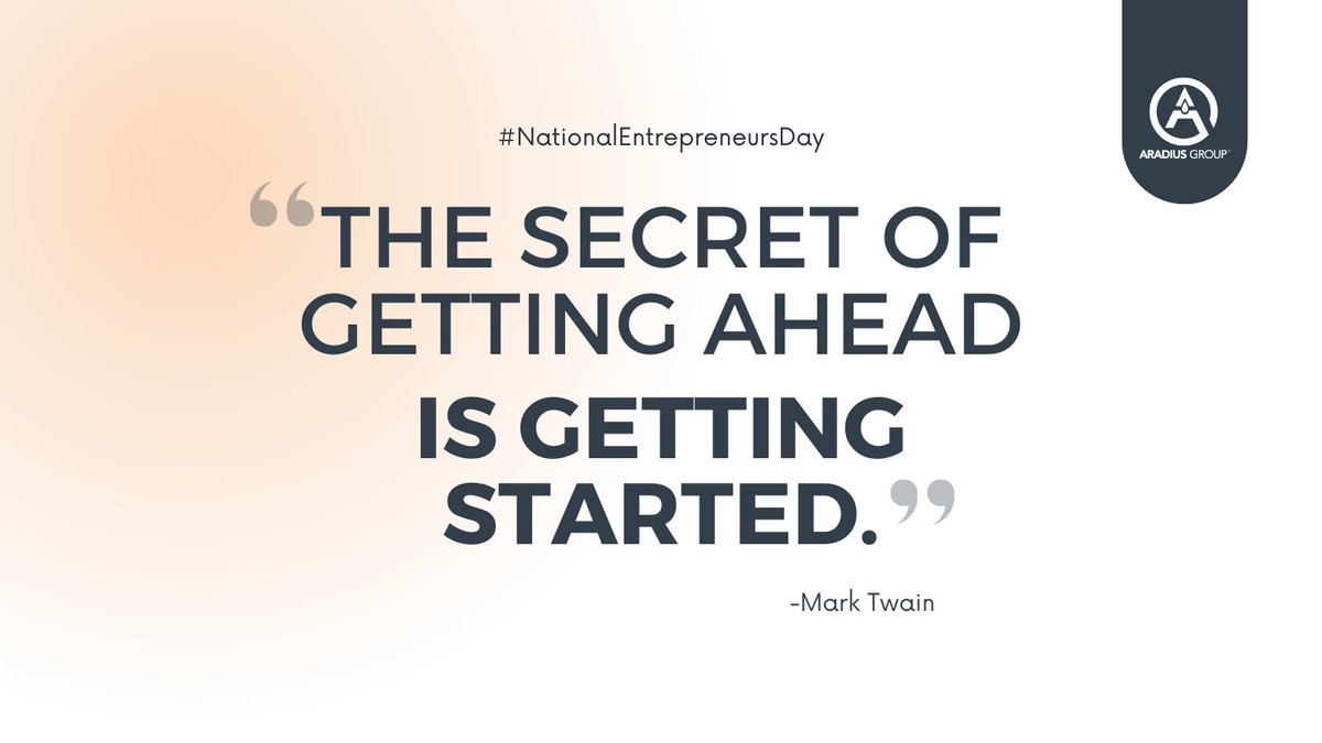 Today we pay tribute to the dedication of #entrepreneurs! With unique perspectives and a drive for growth, they create a lasting effect on our economy and our every day lives that we are proud to recognize. Keep dreaming big and inspiring innovation! #nationalentrepreneursday