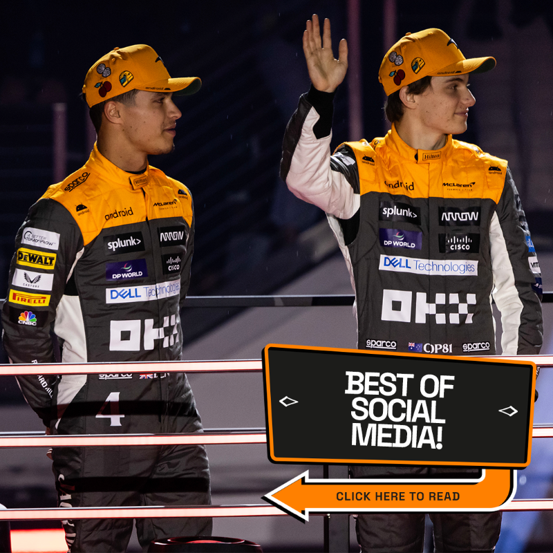 McLarenF1's tweet photo. Did you make our Vegas social media round-up? 👀⬇️

#LasVegasGP