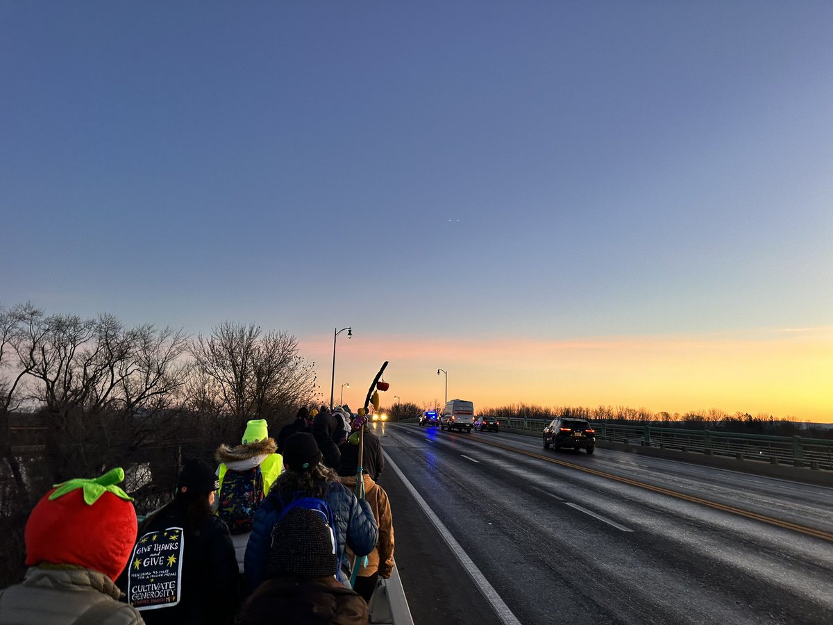 Re-Elect Natalie M. Blais, State Representative (@blaisforma) on Twitter photo Saw a beautiful sunrise walking from Northampton to Hadley. Making our way into Amherst.
Why do <a href="/Jo_Comerford/">Jo Comerford</a> <a href="/Coach_Bussard/">Luke Bussard</a> & so many others walk 26 miles annually? To raise money for the <a href="/FoodBankWMA/">Food Bank of Western Massachusetts</a> & help feed our neighbors in need.
More at:
engage.foodbankwma.org/site/TR/Events…
#mapoli Saw a beautiful sunrise walking from Northampton to Hadley. Making our way into Amherst.
Why do <a href="/Jo_Comerford/">Jo Comerford</a> <a href="/Coach_Bussard/">Luke Bussard</a> & so many others walk 26 miles annually? To raise money for the <a href="/FoodBankWMA/">Food Bank of Western Massachusetts</a> & help feed our neighbors in need.
More at:
engage.foodbankwma.org/site/TR/Events…
#mapoli