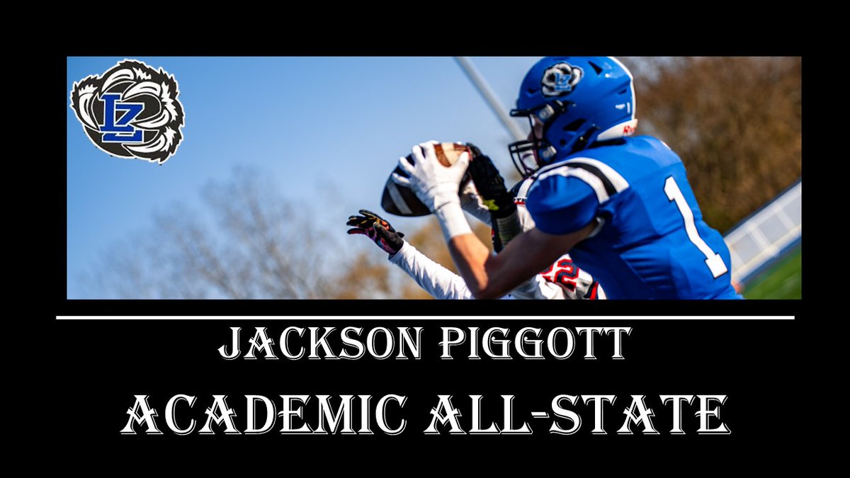 Academic All-State is an award that celebrates the true Student-athlete. The ones that are not only great on the field but also in the classroom! Congratulations @JacksonPiggott0